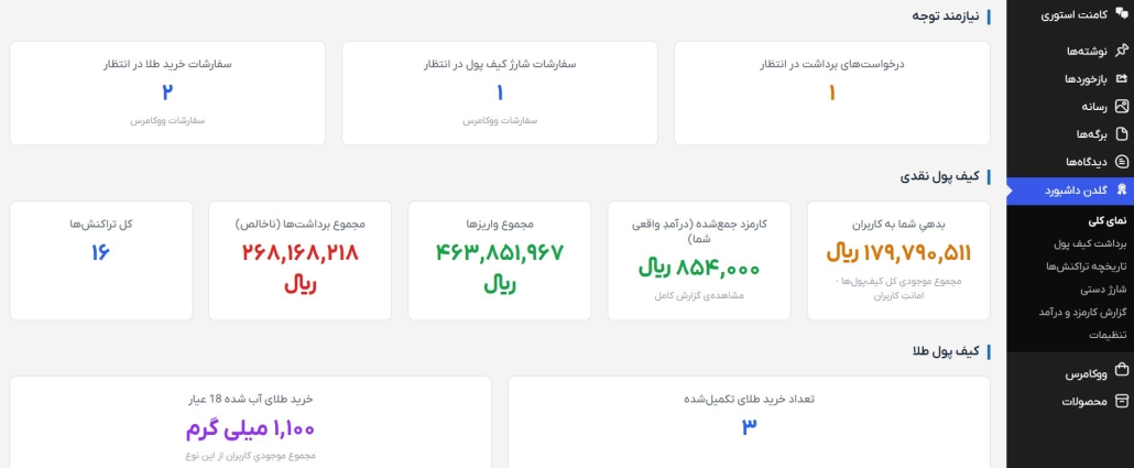 Golden Dashboard https://github.com/mtrik/golden-dashboard